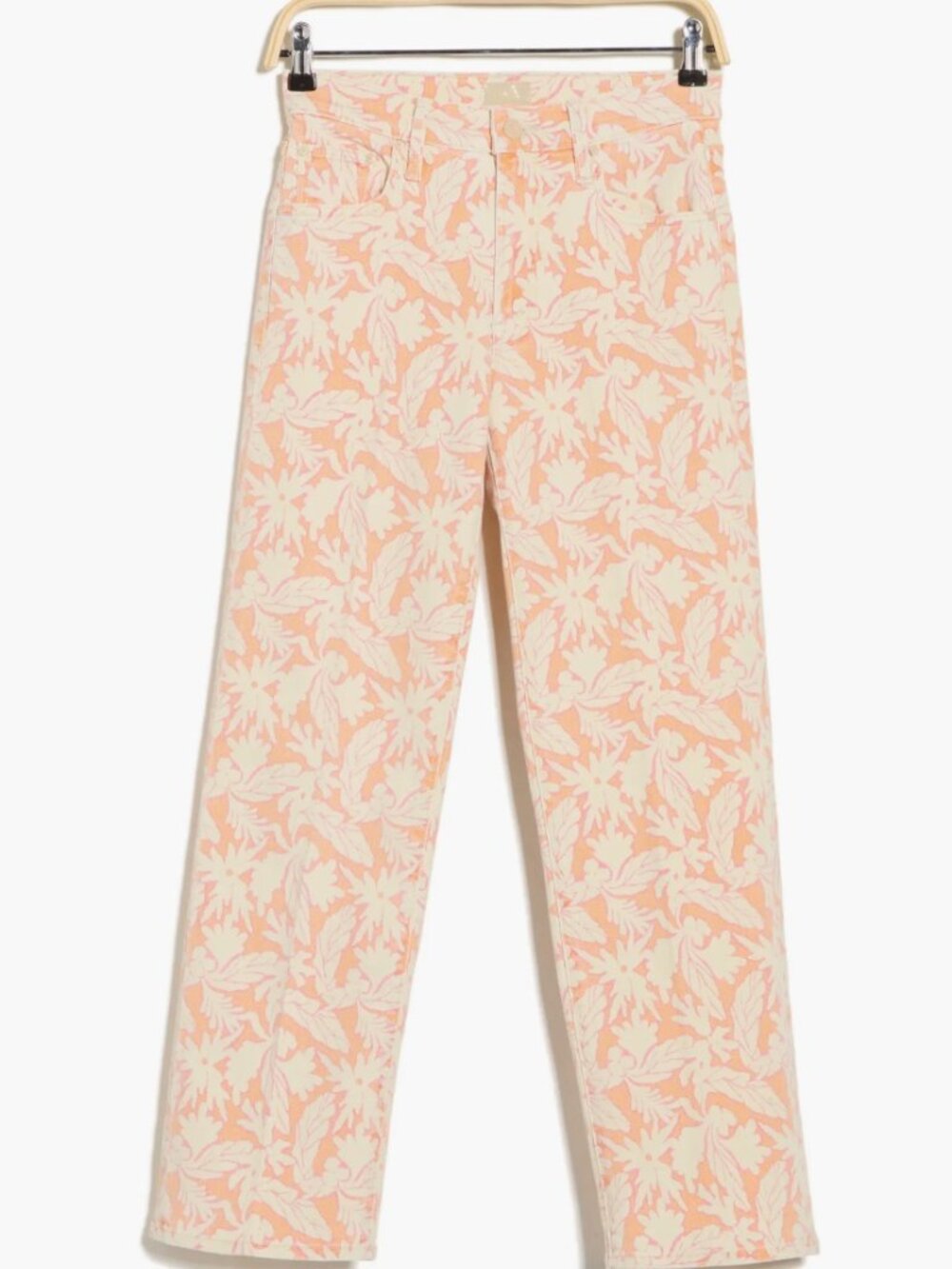 NWT MOTHER The Mid Rise Rambler Ankle Zip Coral Reef Jeans Free People 28 $228 - Picture 3 of 9